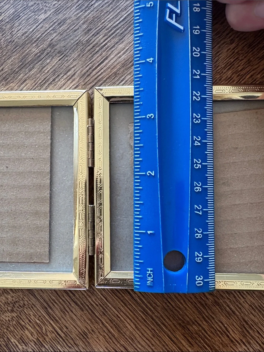 Vintage Gold and Cream Decorative Picture Frame Set